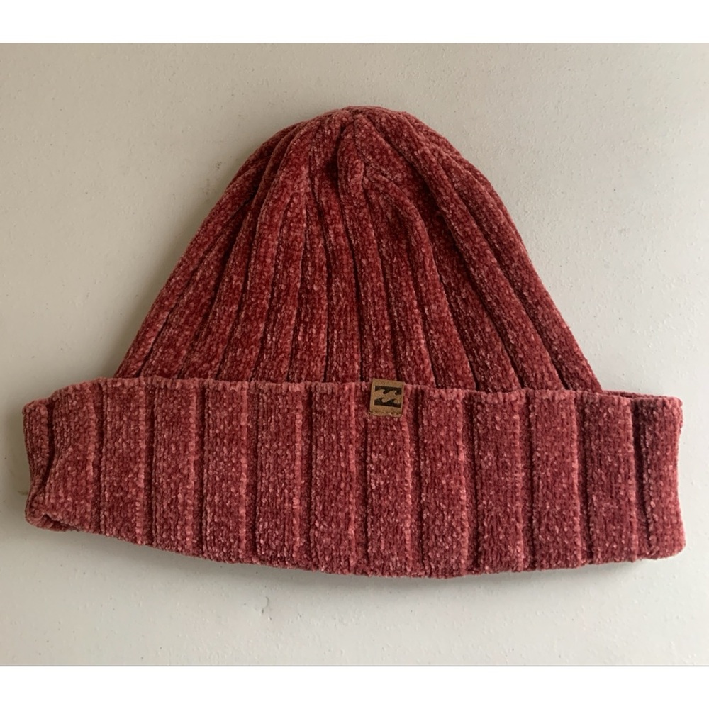 Billabong Maroon Chenille Beanie